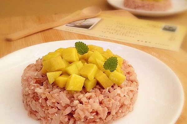 椰香芒果红米饭