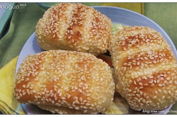 健康美食小芝麻包