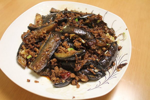 油淋肉末茄子