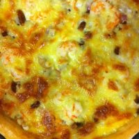 蘑菇海鲜披萨