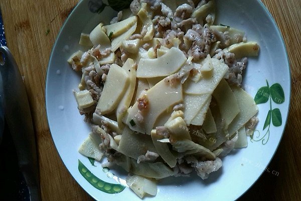 冬笋肉丝