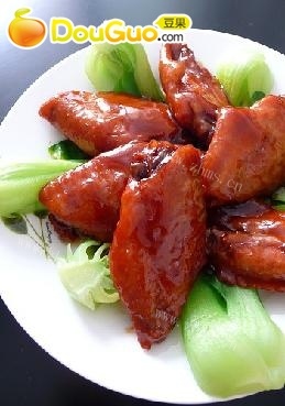 美味的蜜汁鸡翅