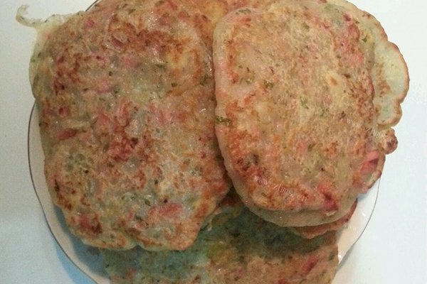 蔬菜贴饼