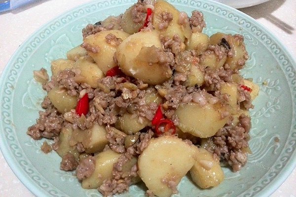自制肉末土豆
