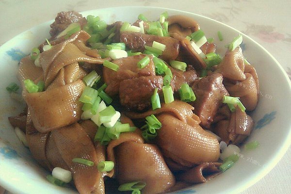家常千张结红烧肉