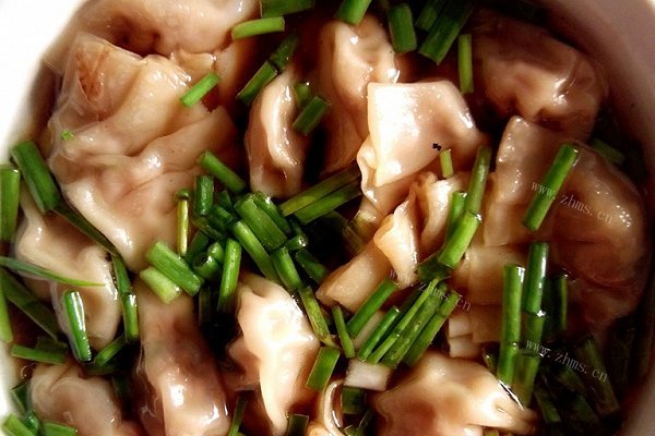 香菇瘦肉葱花水饺