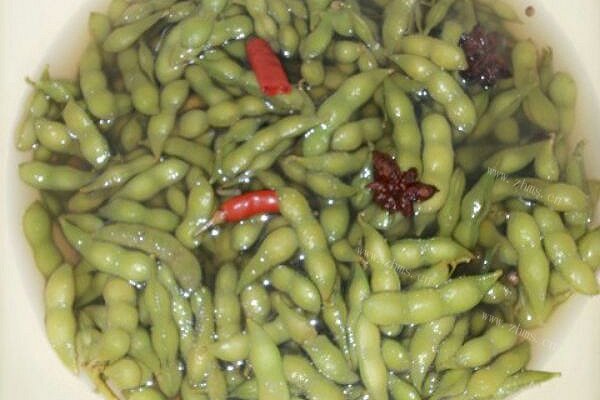 家常煮毛豆
