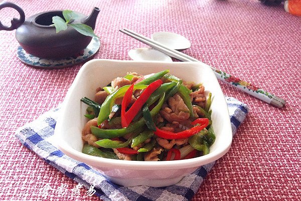 家常版辣椒炒肉丝