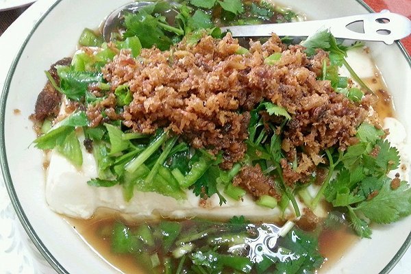 乐乐自家菜-鸡肉松拌凉粉