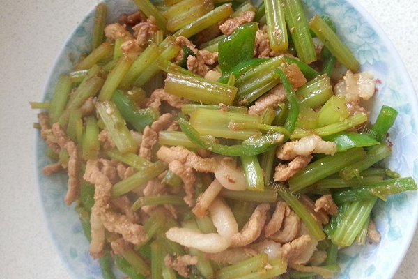 青椒炒肉丝