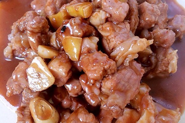 海鲜酱烧肉丁