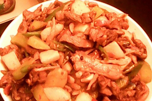 土豆烧鸭
