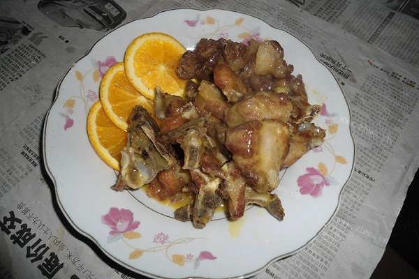 自制香橙骨~~美味~~~