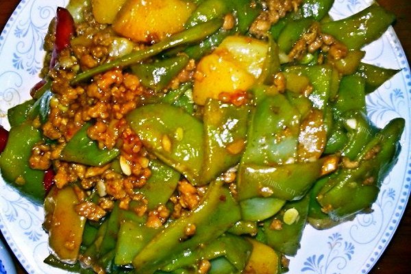 肉沫豆角土豆