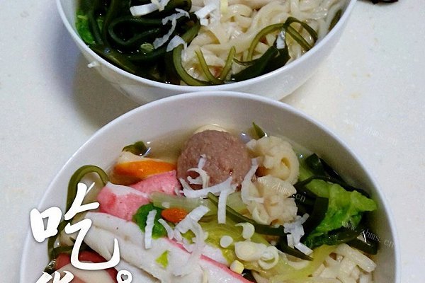 自创海鲜面