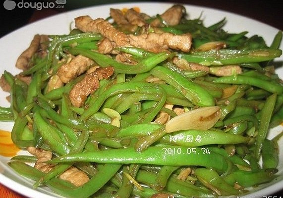家常扁豆肉丝