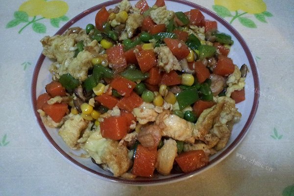 什锦香菇鸡蛋