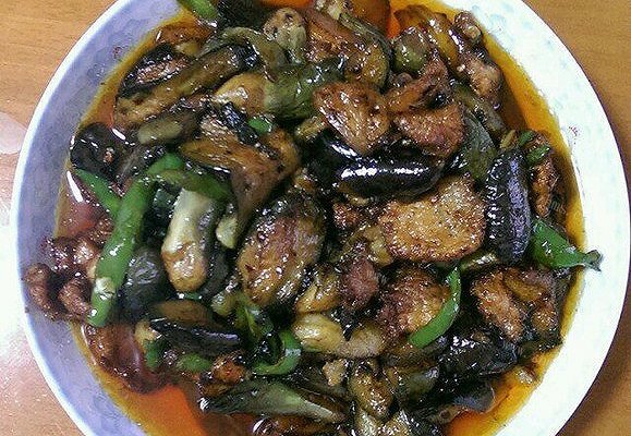 自制油闷茄子烧肉