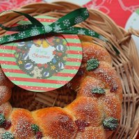 圣诞花环面包与圣诞树面包＃长帝烘焙节＃