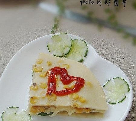 玉米鸡蛋饼