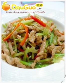 家常芹菜肉丝
