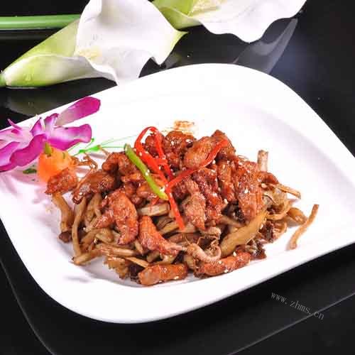 记忆中的蘑菇炒肉