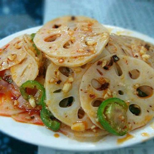 「自创」凉拌藕片