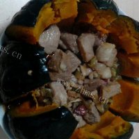 南瓜煲焖肉