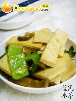 简单的青椒豆干