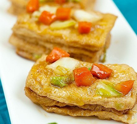 红烧千页豆腐