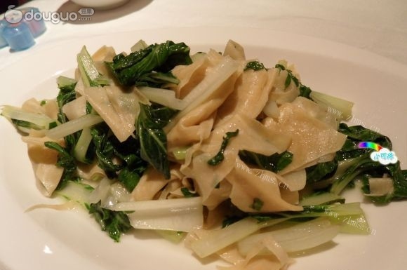 简单版豆皮炒青菜