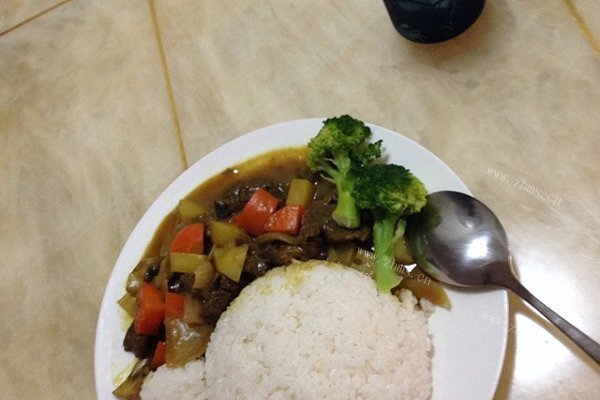 咖喱牛腩饭