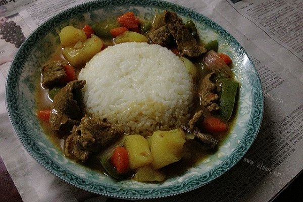 咖喱牛肉饭