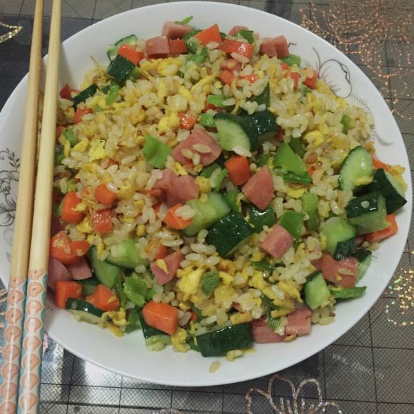 味道不错的蛋炒饭