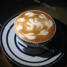 自制拿铁-雕刻花式咖啡