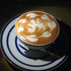 自制拿铁-雕刻花式咖啡