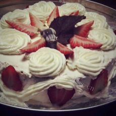 「装饰蛋糕」草莓奶油蛋糕