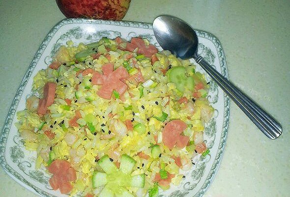 虾粒黄金蛋炒饭