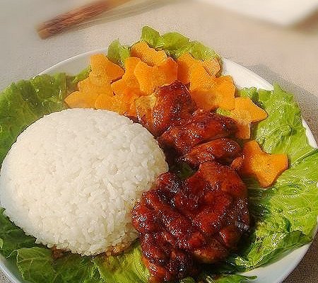 照烧鸡腿饭