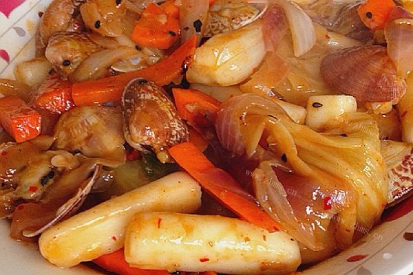 泡菜炒年糕