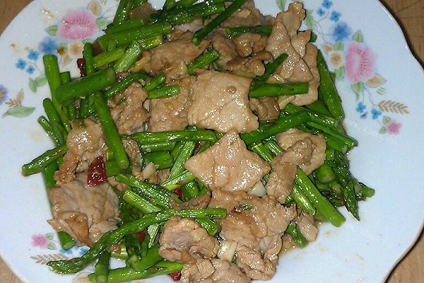 芦笋炒肉片