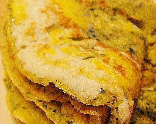 海鲜蔬菜鸡蛋饼
