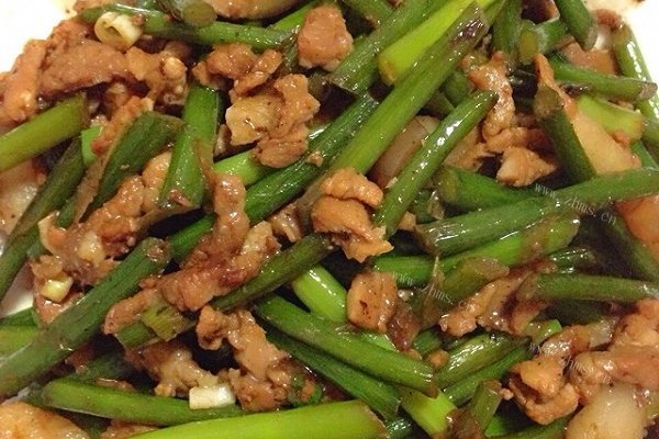 美味蒜苔炒肉