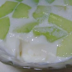 香瓜牛奶冰
