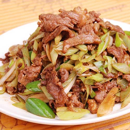 唇齿留香的葱爆羊肉