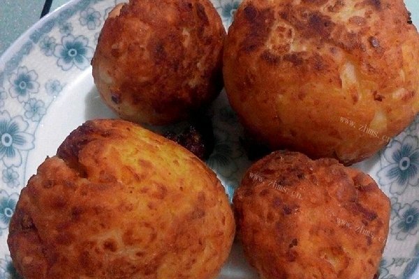 土豆鸡蛋炸丸子