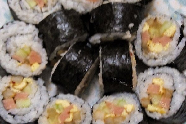 家庭版紫菜包饭