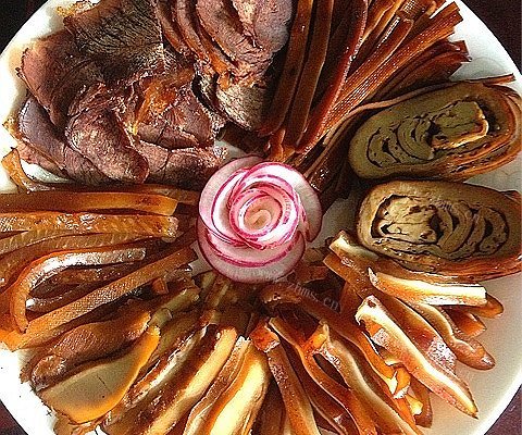 冷拼卤肉