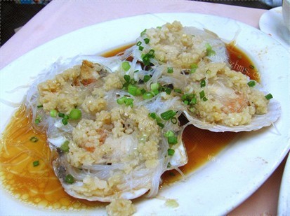 蒜蓉粉丝蒸扇贝