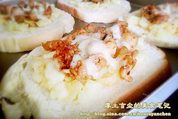 肉土司披萨